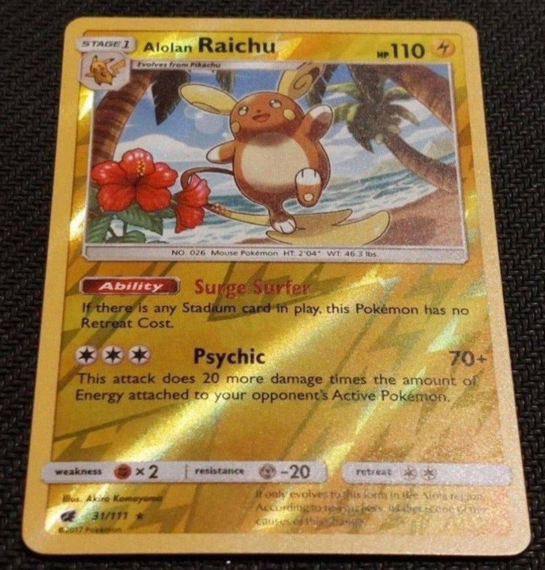 Raichu 31/111 Crimson invasion, Ophalen of Verzenden, Zo goed als nieuw, Losse kaart