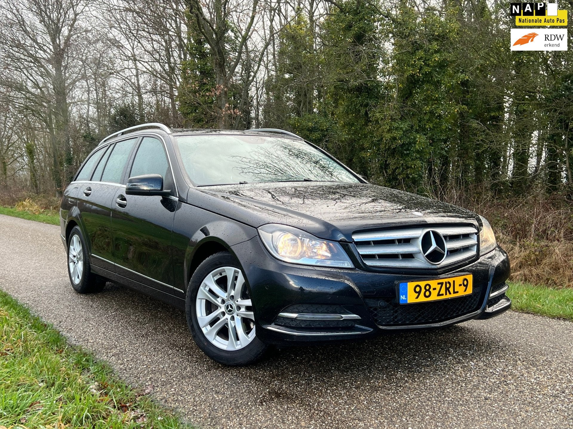 Mercedes-Benz C-klasse Estate 200 CDI Business Class Avantga, 21 km/l, Euro 5, Zwart, 4 cilinders