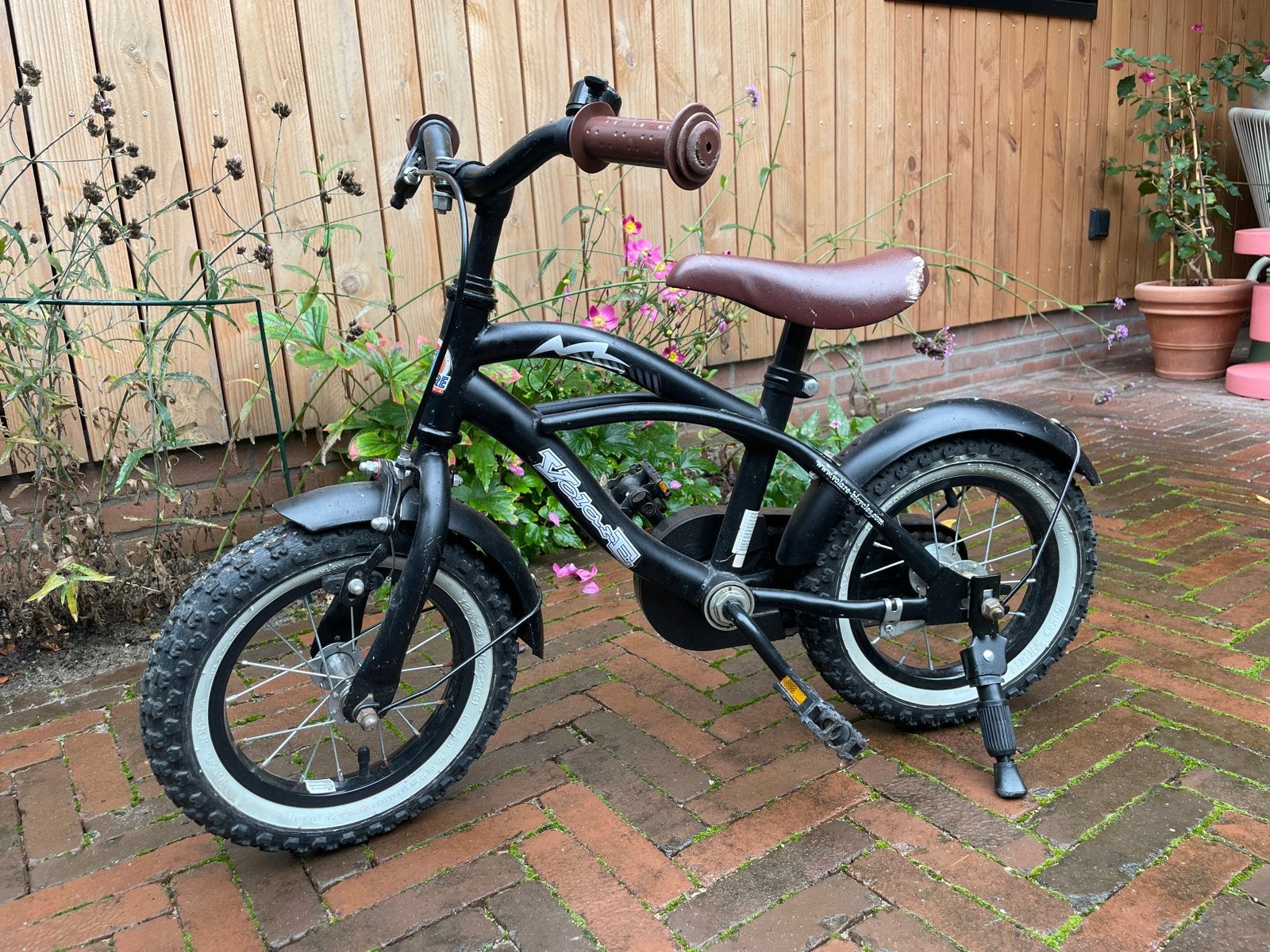 Kinderfiets Volare Thare 12 inch, Ophalen, Terugtraprem, Zijwieltjes, Gebruikt