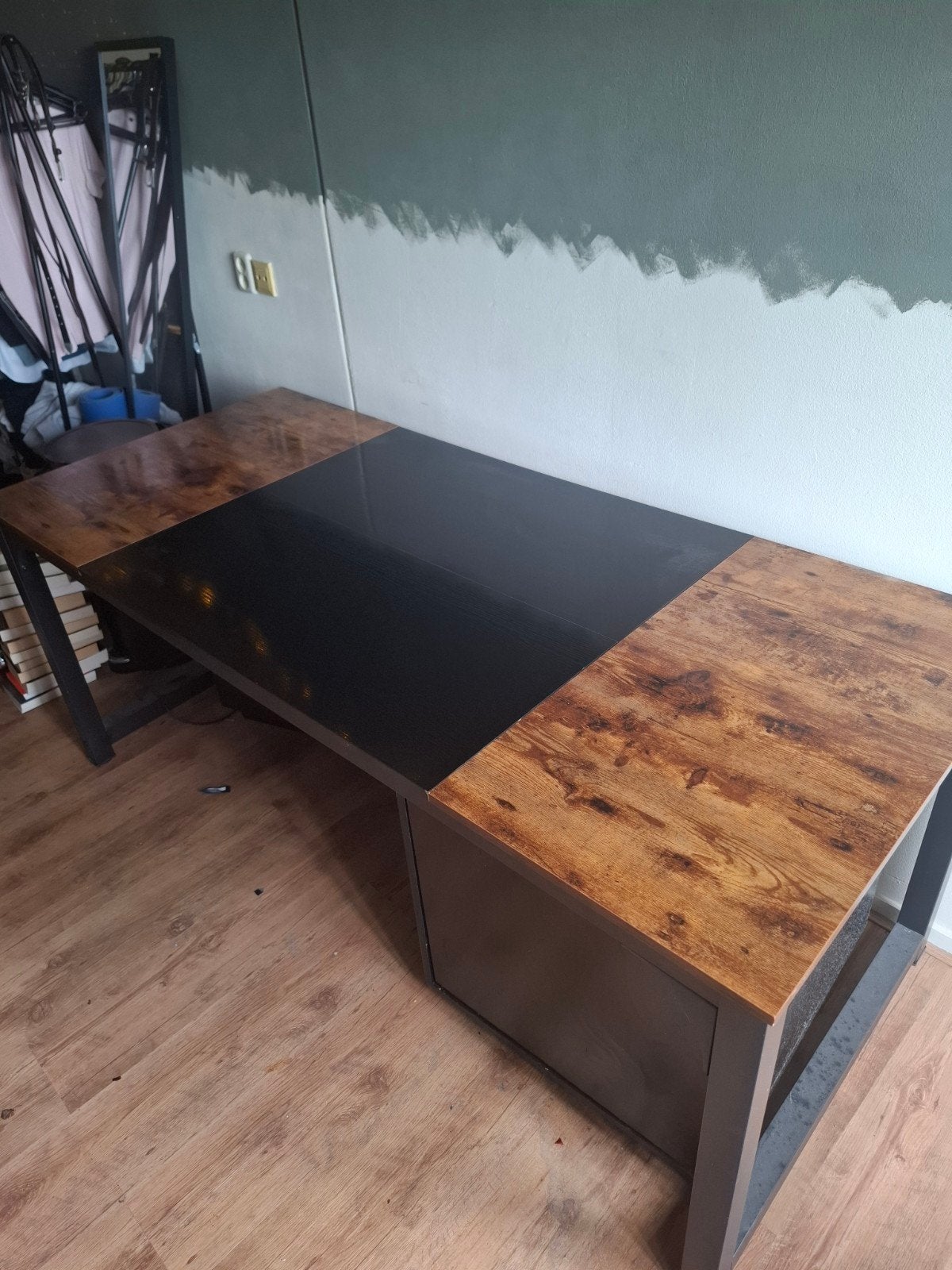 Multifunctioneel Bureau/Tafel - 180x80x74cm, Gebruikt, Hout, Bruin, Ophalen of Verzenden