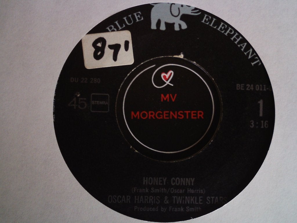 oscar harris / twinkle stars - honey conny 29mei, 7 inch, Single, Ophalen of Verzenden, Zo goed als nieuw