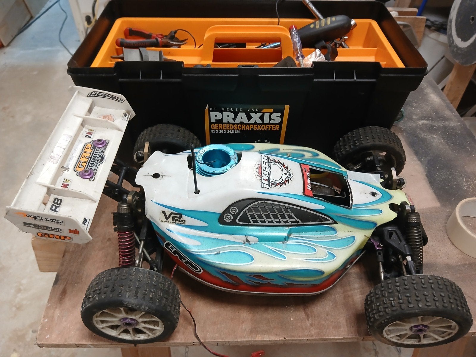 RC Nitro Auto - Hyper 7 TQ, Overige merken, Gebruikt, Auto, 1:32 tot 1:50