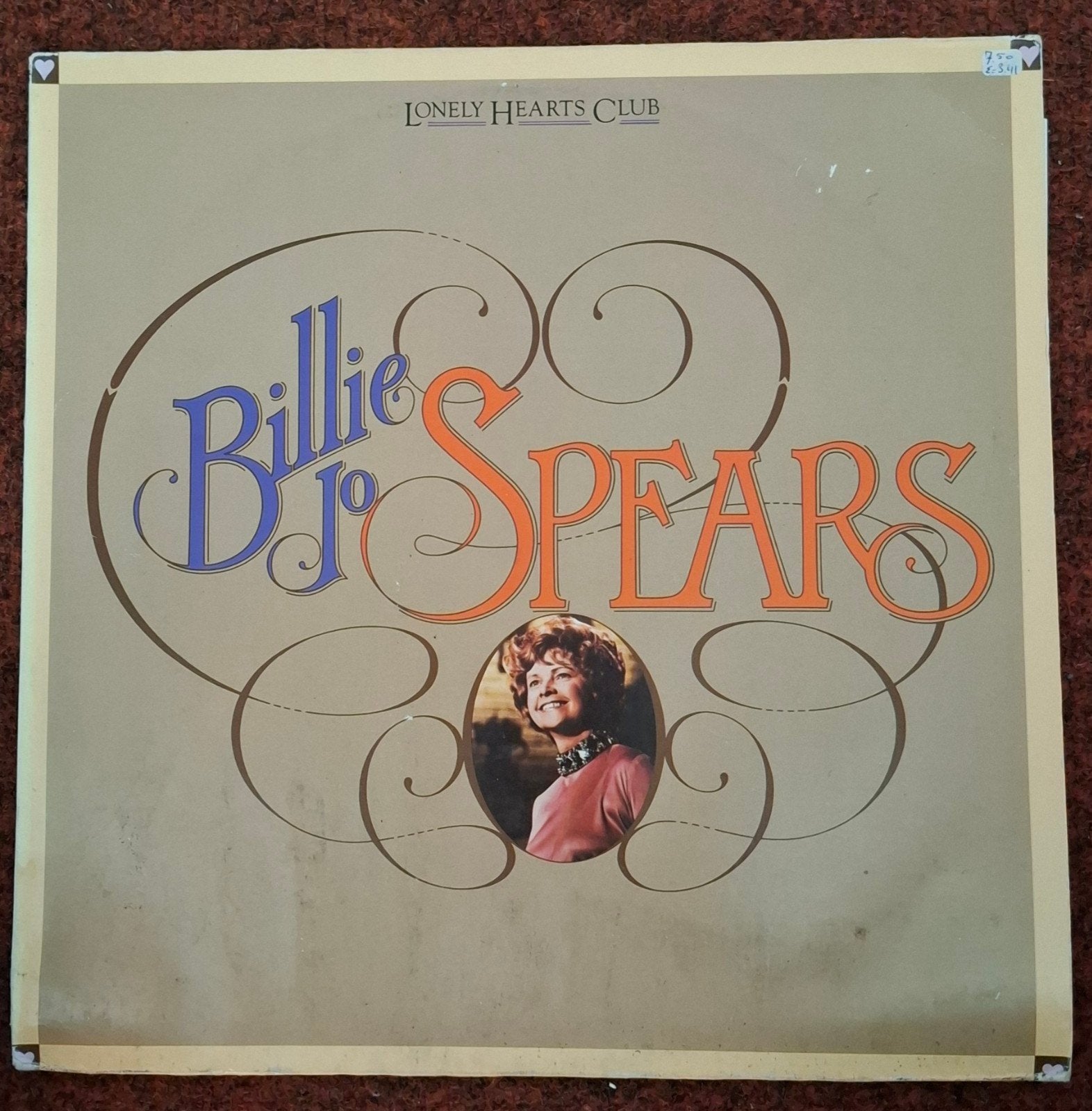 Billie Jo Spears - Lonely Hearts Club LP, LP, Gebruikt, Overige genres, Ophalen of Verzenden