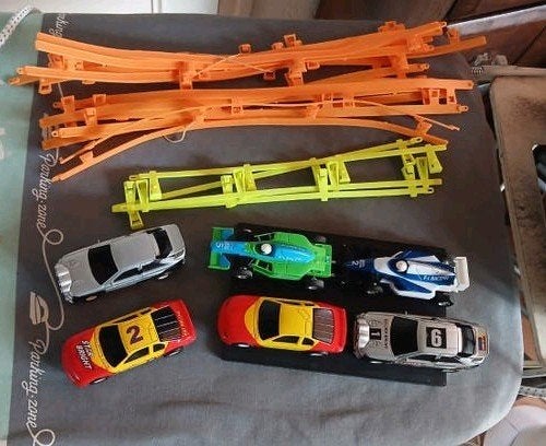Restant racebaan auto vangrail,, Overige merken, Gebruikt, Onderdelen, Ophalen of Verzenden