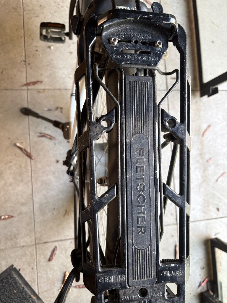 Pletscher bagagedrager adapter te koop gevraagd, Ophalen, Gebruikt