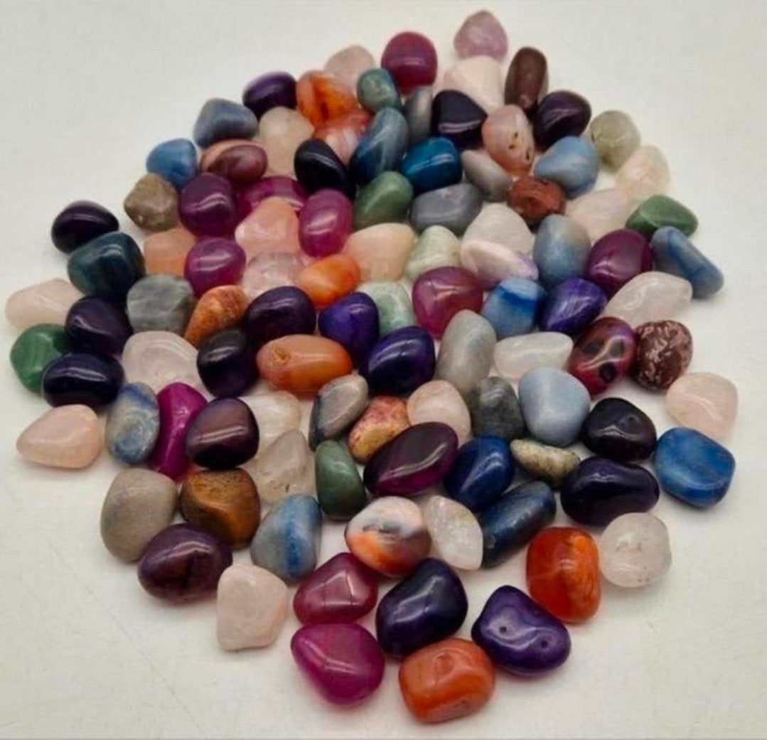 Partij trommelstenen mix 2-3 cm € 15,- p.kg., Ophalen of Verzenden, Mineraal