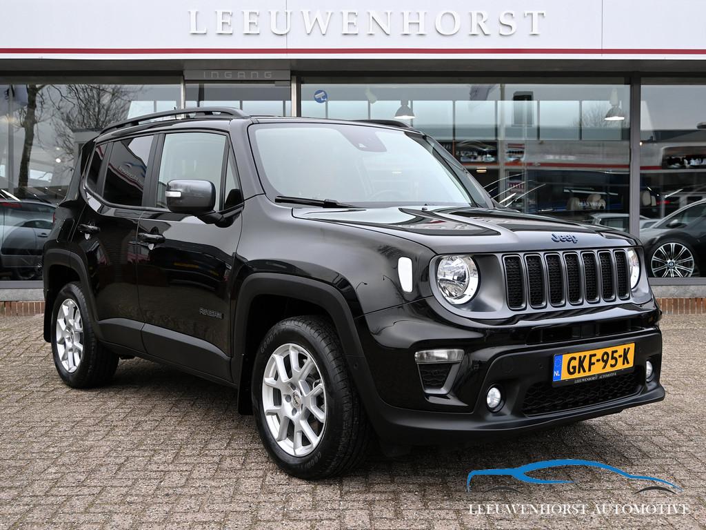 Jeep Renegade 4xe 240 Plug-in Hybrid Electric S, leer, Apple, Auto's, Jeep, Automaat, Euro 6, Zwart, Bedrijf