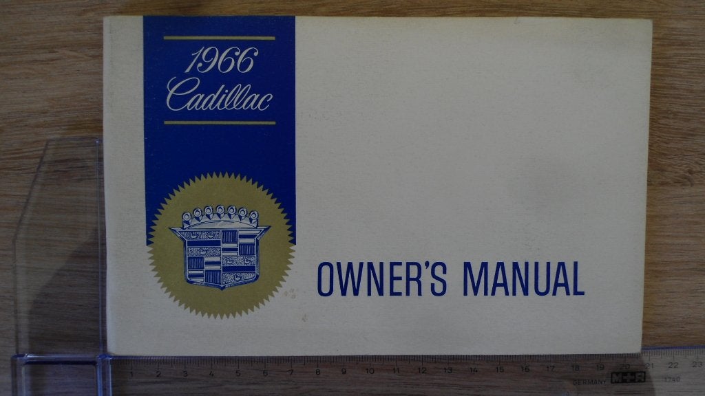 1966 Cadillac. First print original Owner's Manual., Ophalen of Verzenden
