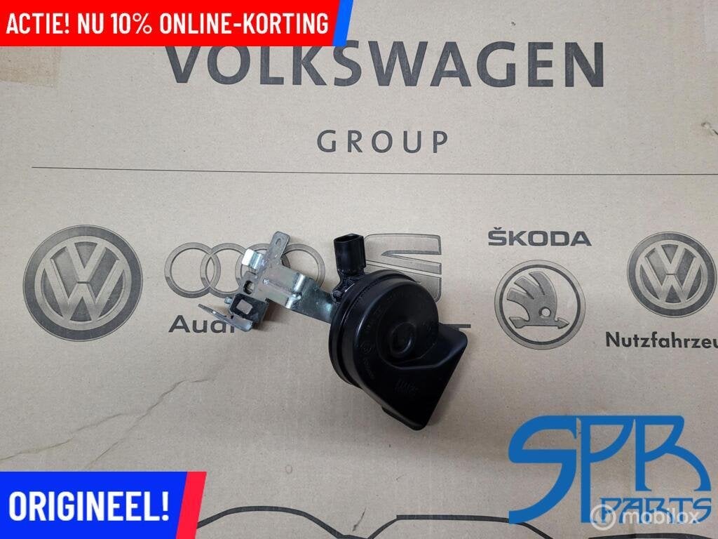 VW GOLF 7 VII Claxon TOETER MET HOUDER STEUN LINKS 5Q0951223