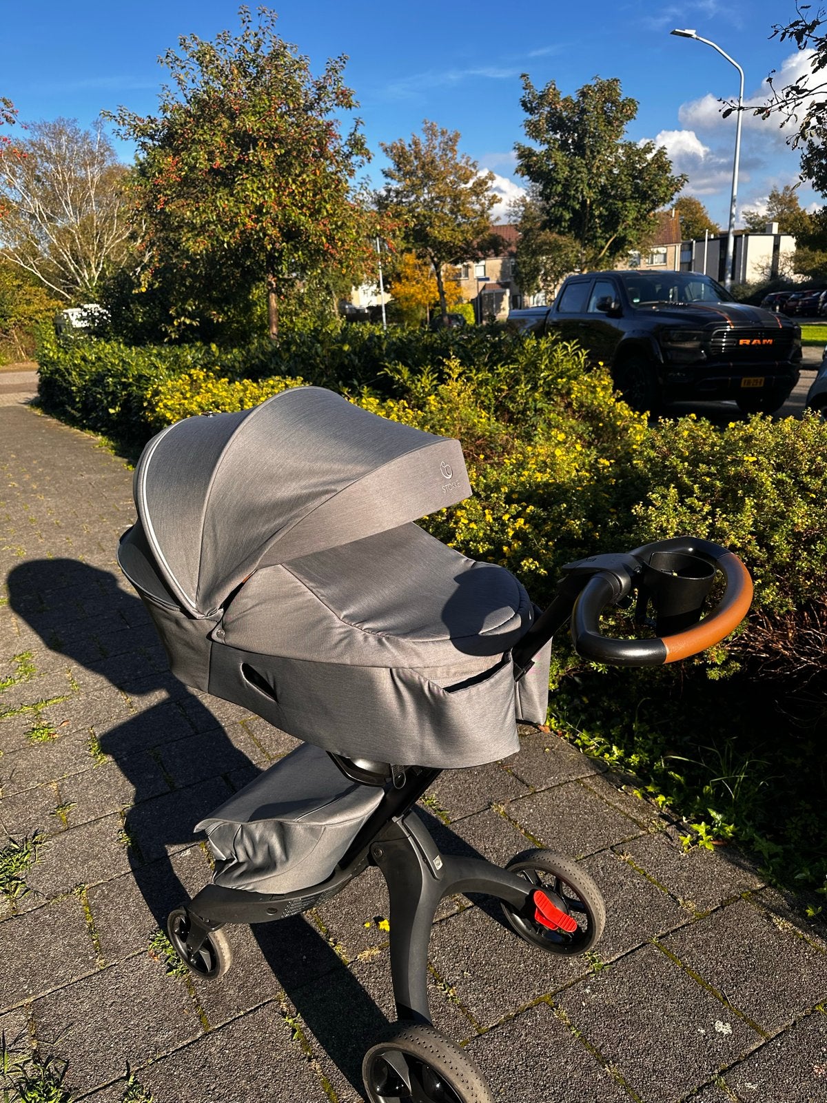 Stokke Xplory X Grijs Zeer nette staat, Verstelbare duwstang, Zo goed als nieuw, Ophalen, Kinderwagen