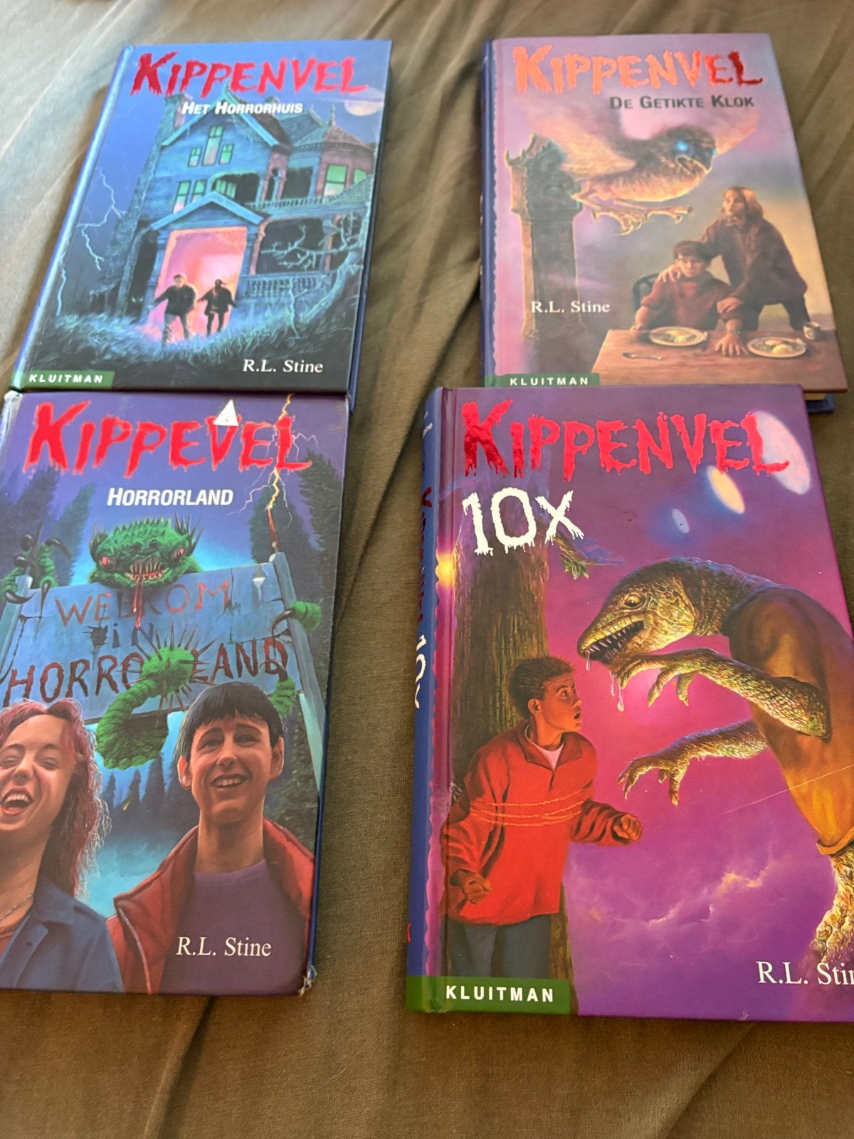 Kippenvel boeken - R.L. Stine - 4-delige set, Ophalen of Verzenden, Nieuw, Nederland