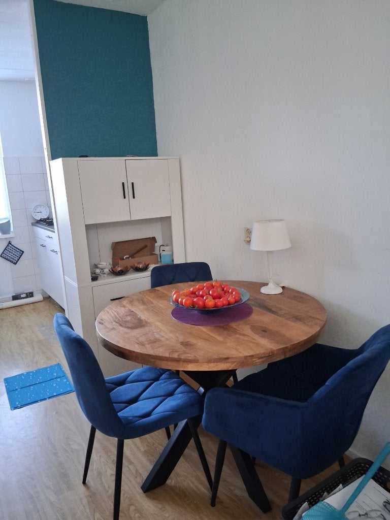 Tafel Mango Rond - Naturel of zwart verschillende afmetingen, Bruin, Hout, Nieuw, Ophalen of Verzenden