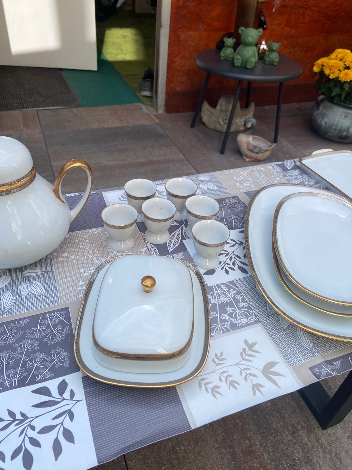 Servies van olivia 63 van  het duitse hutschenreuter, Antiek en Kunst, Ophalen of Verzenden