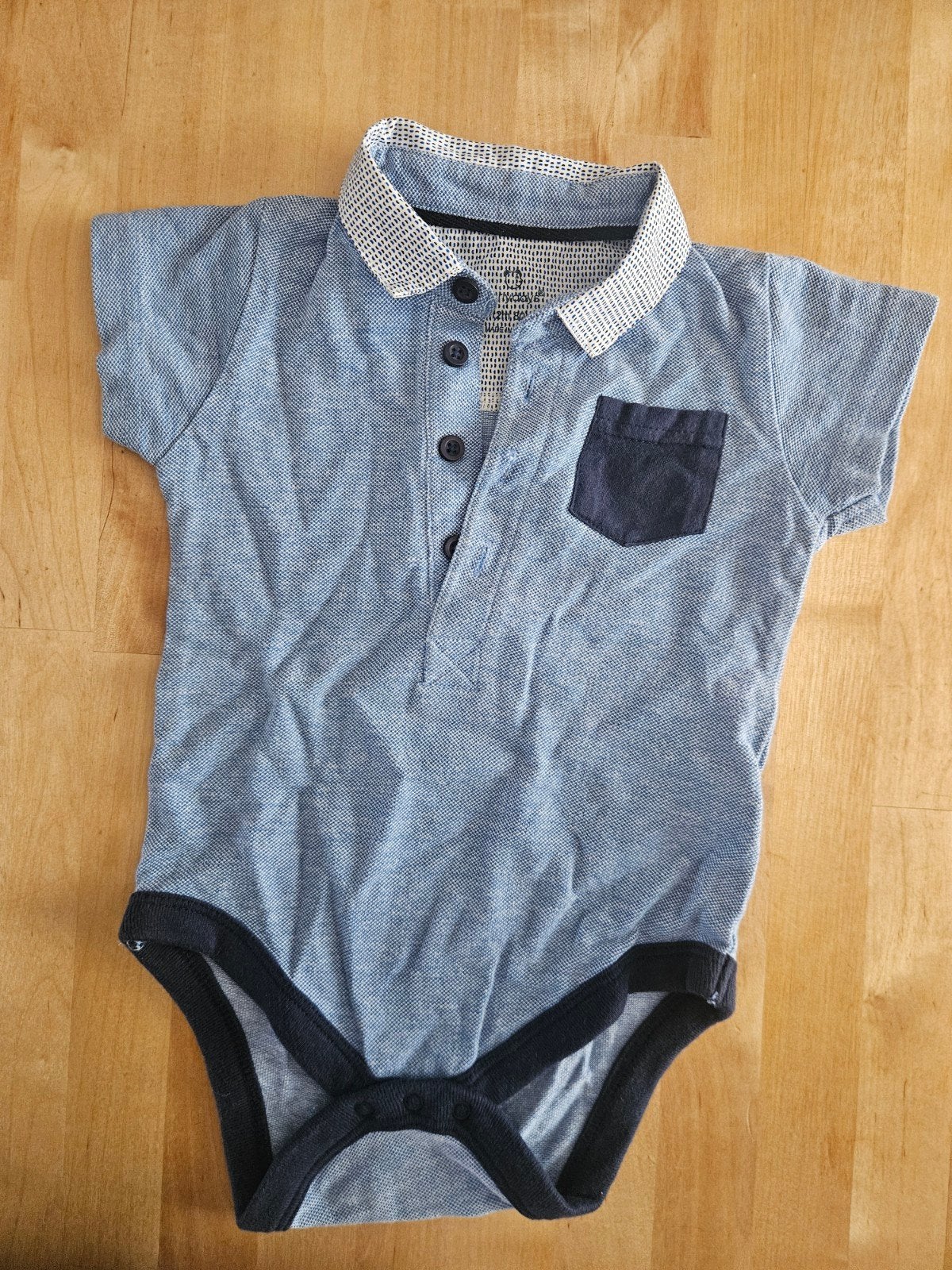 Stoere blauwe romper maat 80 - Early Days, Ophalen, Nacht- of Onderkleding, Gebruikt, Early Days