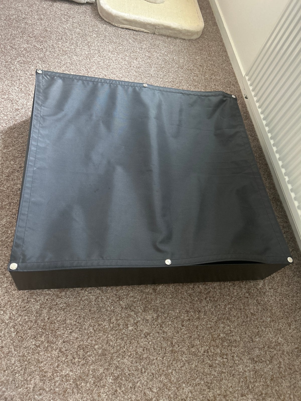 2 IKEA VARDÖ bedlades op wieltjes., Ophalen, Zwart, 190 cm of minder, Zo goed als nieuw
