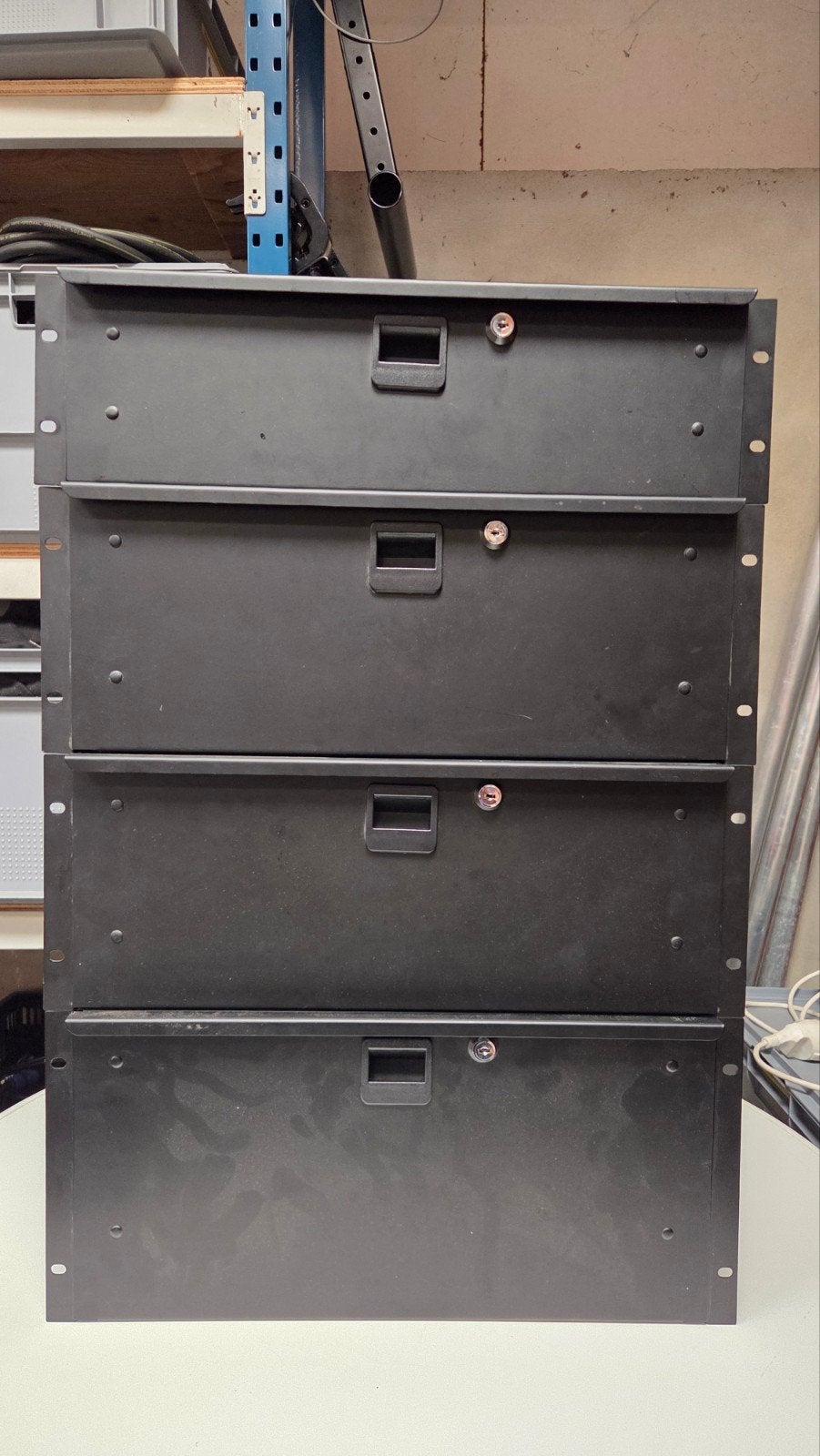 19 inch rackladen rack lade 2 stuks, Ophalen of Verzenden