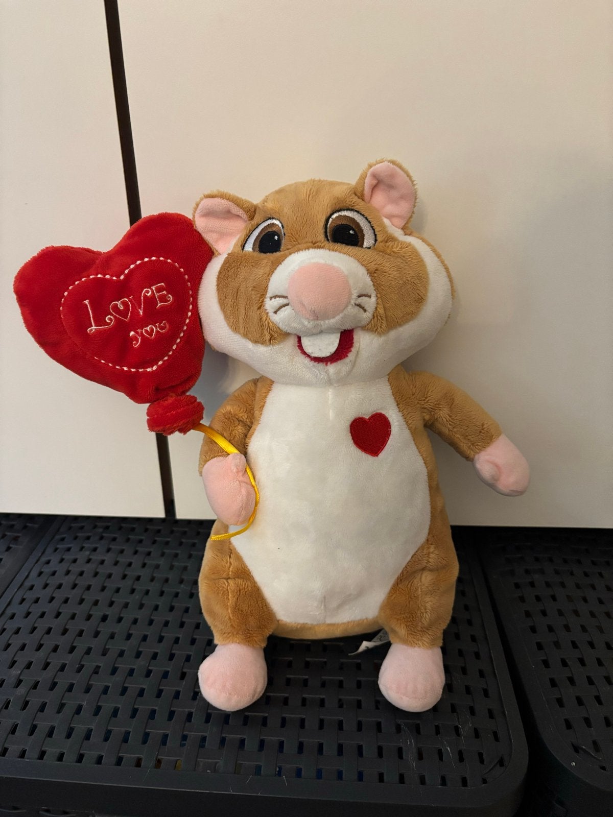 Albert Heijn Hamster Knuffel met Hartje - Zo goed als nieuw, Kinderen en Baby's, Speelgoed | Knuffels en Pluche, Hamster, Ophalen of Verzenden