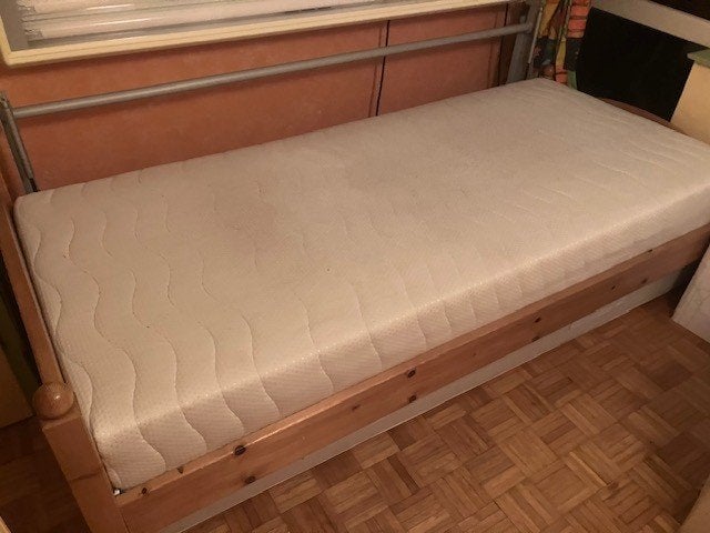 1-persoons bed, Ophalen, Gebruikt, 90 cm, Eenpersoons