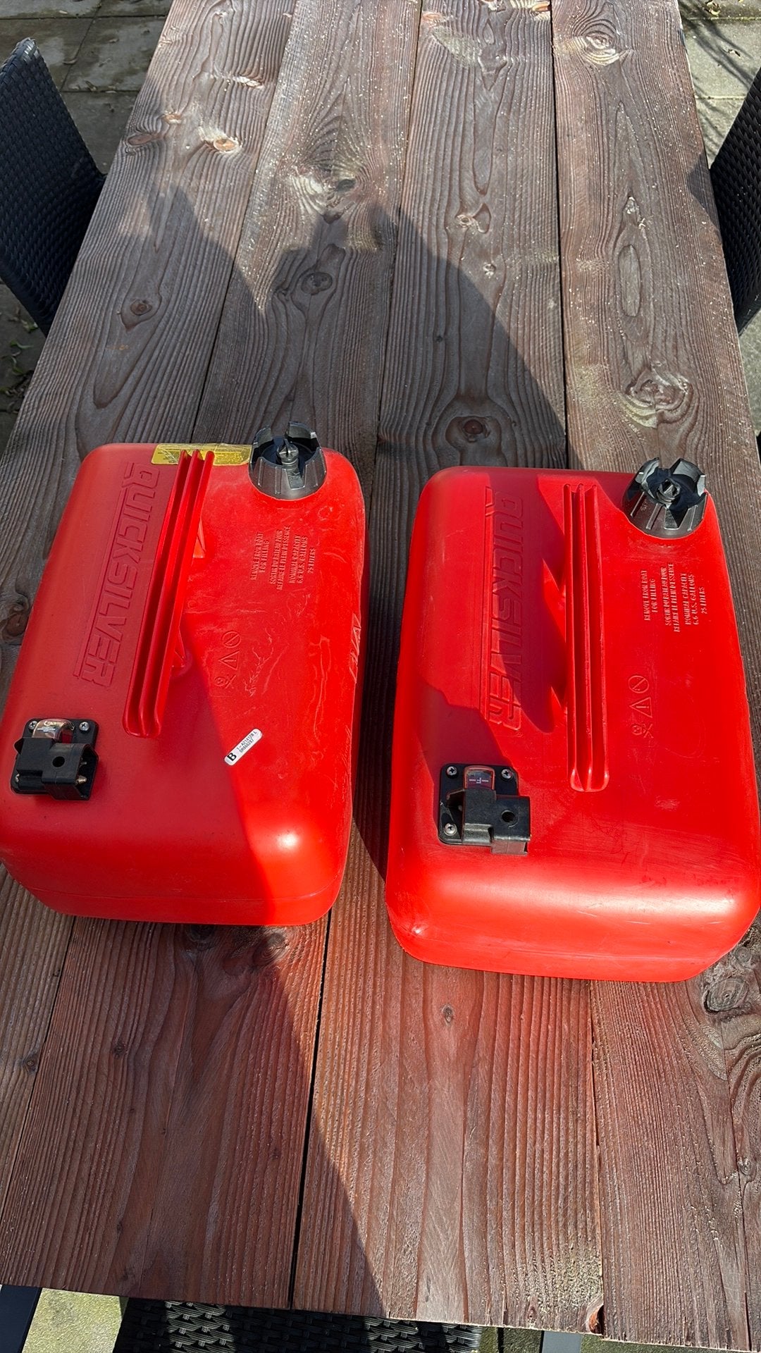 Quicksilver Mercury benzinetanks, Ophalen of Verzenden, Zo goed als nieuw, Motor en Techniek
