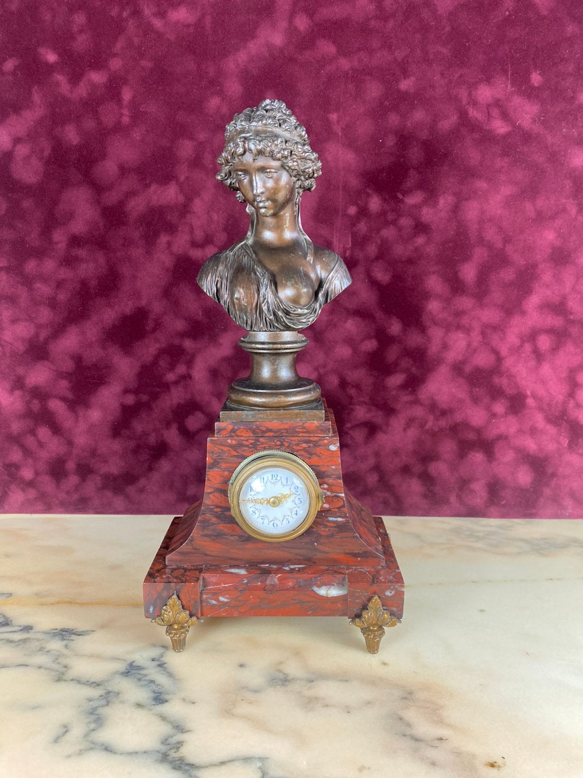 MINIATUUR PENDULE, Antiek en Kunst, Ophalen
