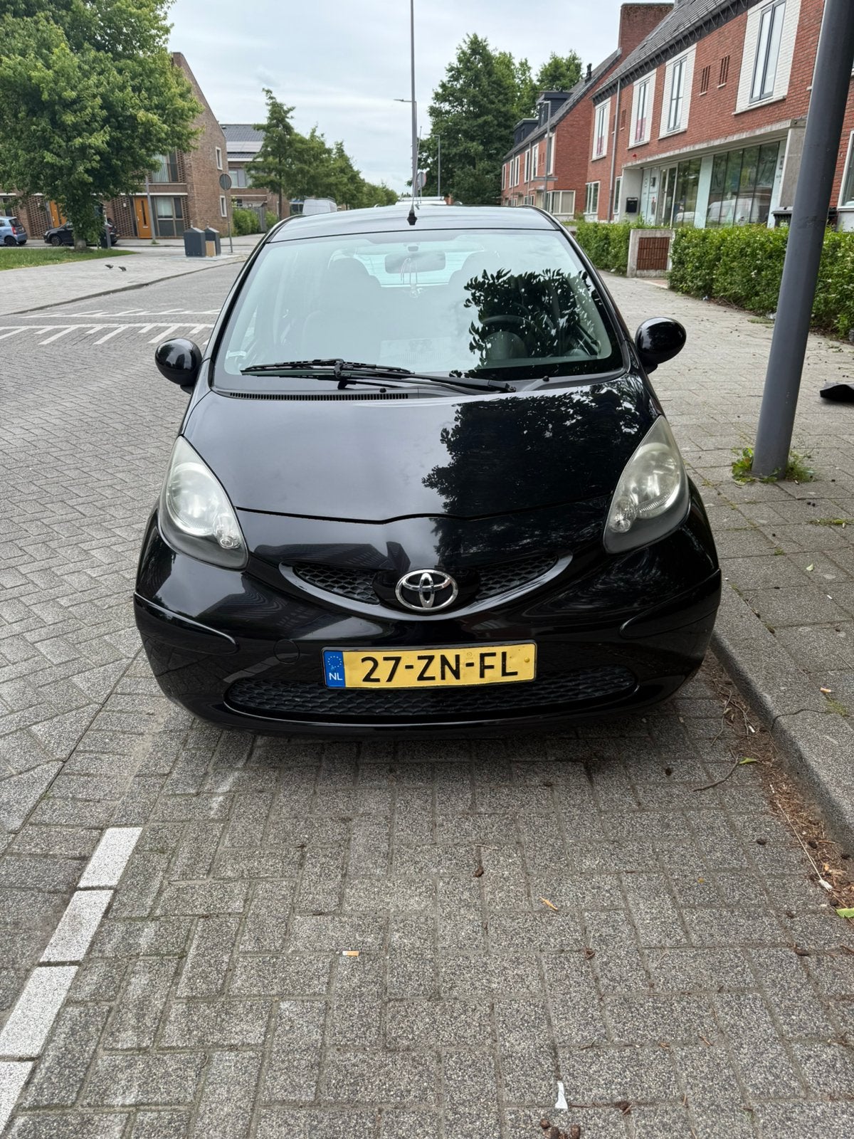 Toyota Aygo 1.0 12V Vvt-i 5DRS 2008 Zwart, Voorwielaandrijving, Stof, 4 stoelen, Origineel Nederlands