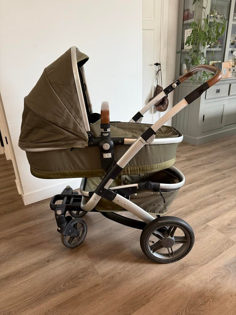 Joolz Geo Kinderwagen Groen - Klaar voor Ronde 3!, Gebruikt, Verstelbare duwstang, Ophalen, Kinderwagen