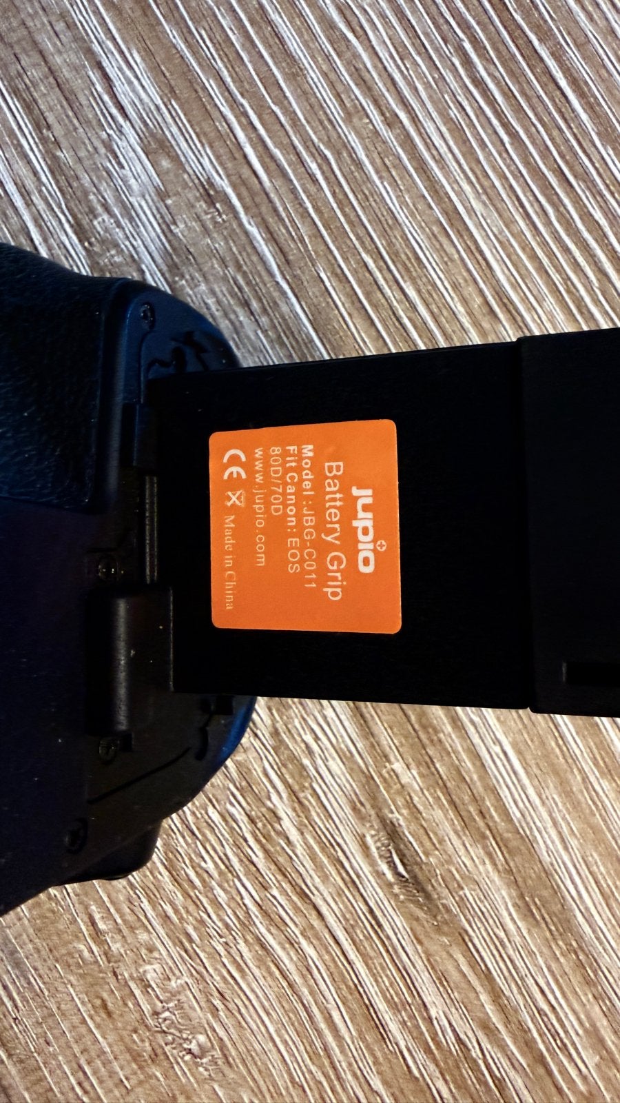 Jupio Battery Grip voor Canon EOS 70D, 80D, 90D, Ophalen of Verzenden, Zo goed als nieuw