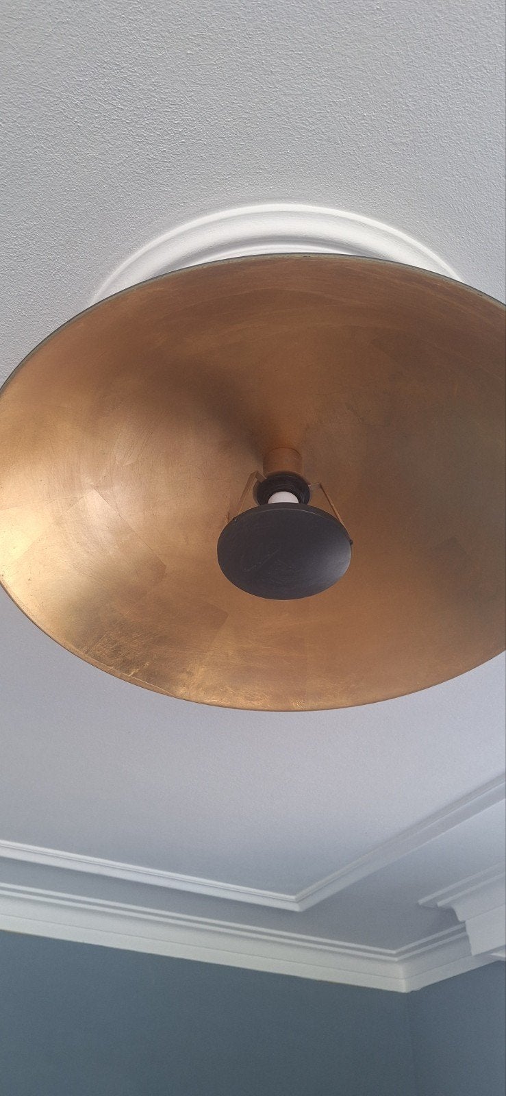 plafondlamp 2 stuks, Gebruikt, Zwart, Rond, Ophalen
