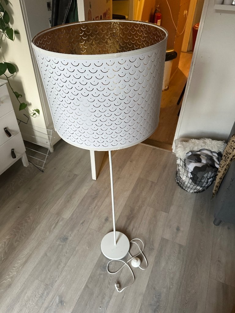 Lamp, Ophalen, Gebruikt, Wit, Rond