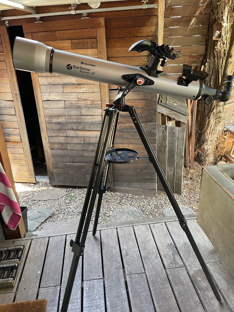 Celestron Starsense Telescoop, Audio, Tv en Foto, Optische apparatuur | Telescopen, Ophalen, Lenzentelescoop (refractor), 80 tot 200 mm