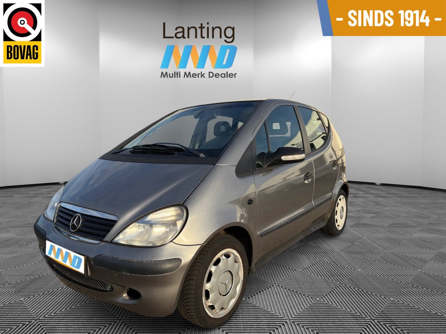 Mercedes A-klasse 140 Classic APK 15-10-2027, Voorwielaandrijving, 1005 kg, Stof, Zwart