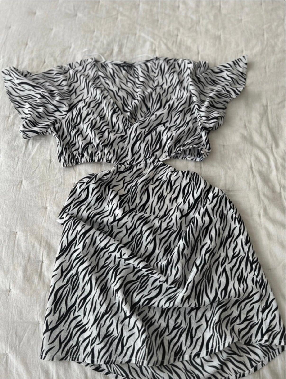 Royal Chicks Zebra Print Jurk - Maat M, Maat 38/40 (M), Zwart, Ophalen of Verzenden, Zo goed als nieuw