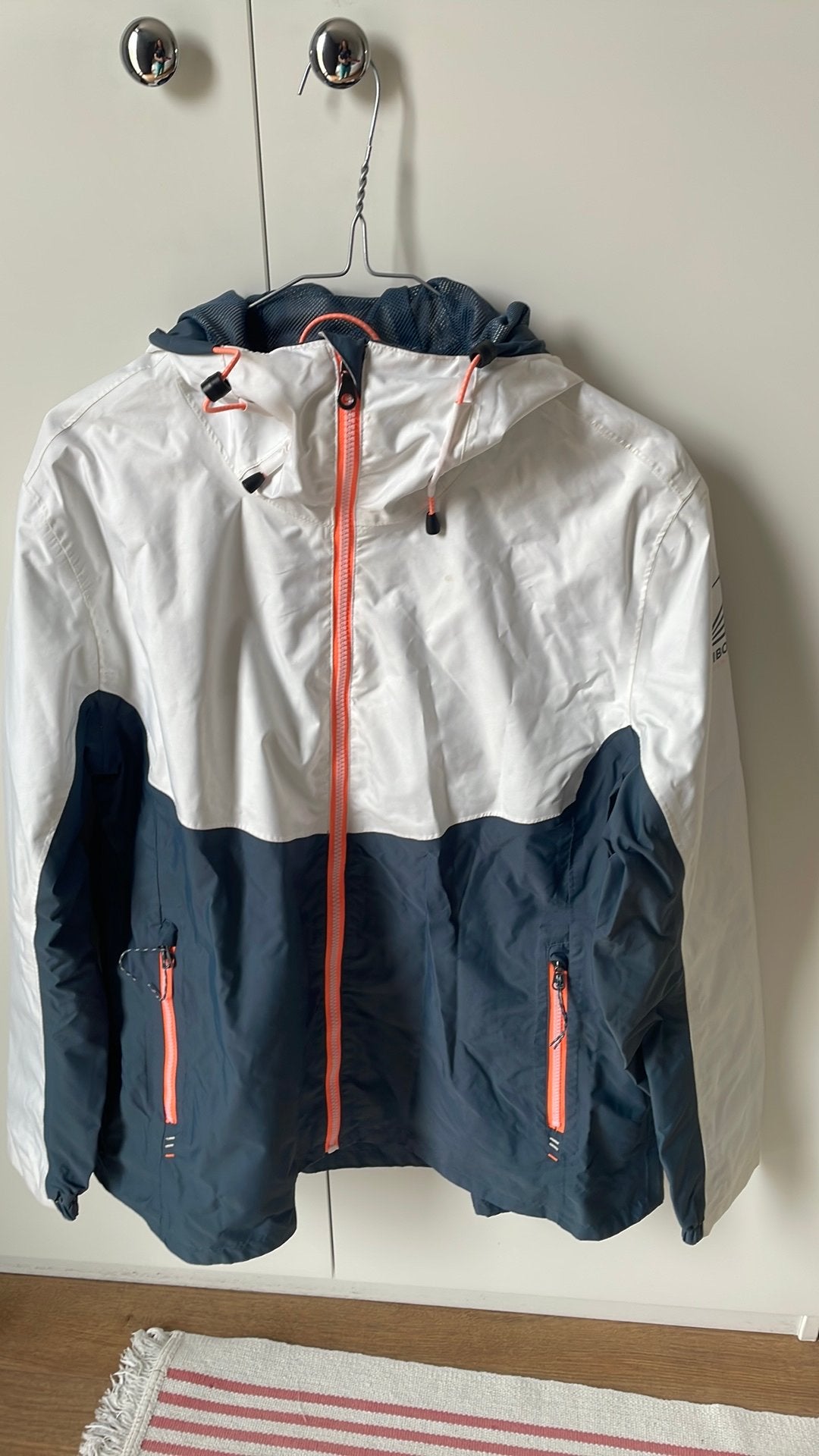TRIBORD Waterdichte Zeiljas - Wit/Blauw/Oranje, Ophalen, Zo goed als nieuw, Maat 46/48 (XL) of groter, Wit