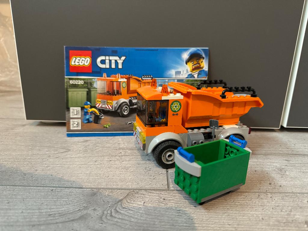 Lego 60220 City Vuilniswagen (Compleet Geen Doos), Ophalen of Verzenden, Zo goed als nieuw