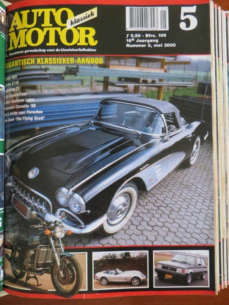 Auto Motor Klassiek 5 2000 Alpine A110, Caterham 21, Lotus, Ophalen of Verzenden, Nieuw, Chevrolet