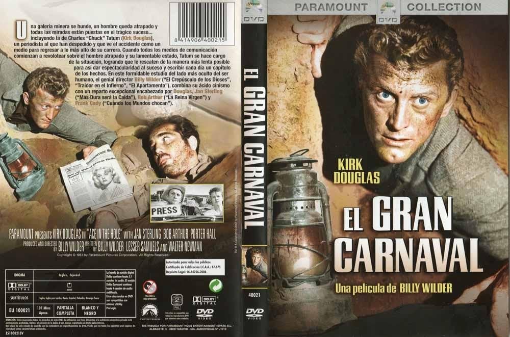 Ace in the Hole 1951 DVD met Kirk Douglas, Jan Sterling, Cd's en Dvd's, Alle leeftijden, Ophalen of Verzenden, Zo goed als nieuw