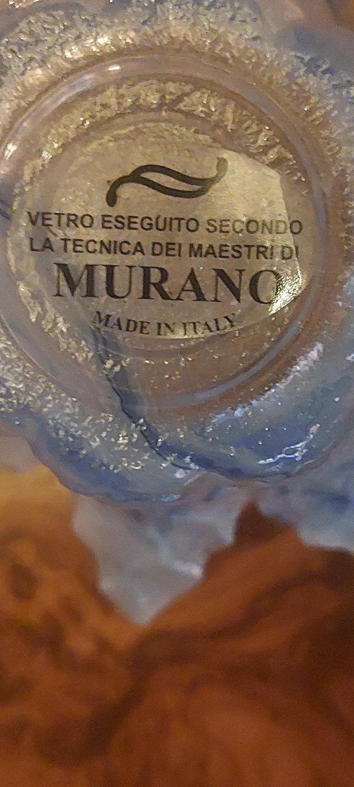 Prachtige Murano glazen schaal - Handgemaakt in Italië, Ophalen of Verzenden