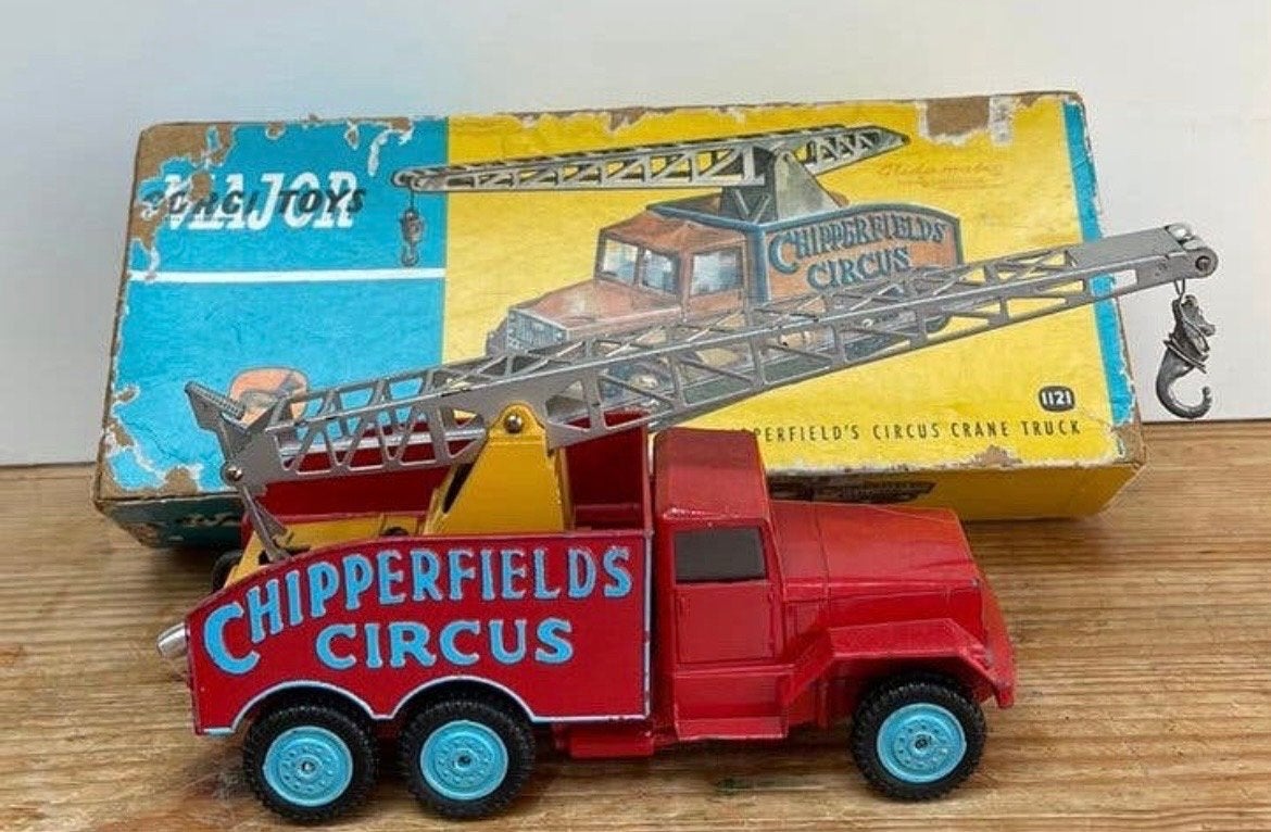 Corgi Toys Chipperfield's Circus Kraanwagen 1121), Ophalen of Verzenden