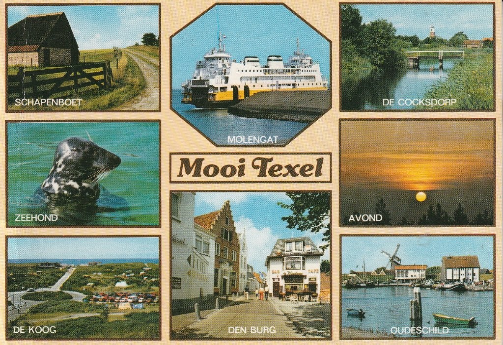 Mooi Texel 1986, Ophalen of Verzenden, 1980 tot heden, Gelopen, Waddeneilanden