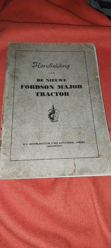 Fordson major handleiding oldtimer traktor trekker, Ophalen of Verzenden