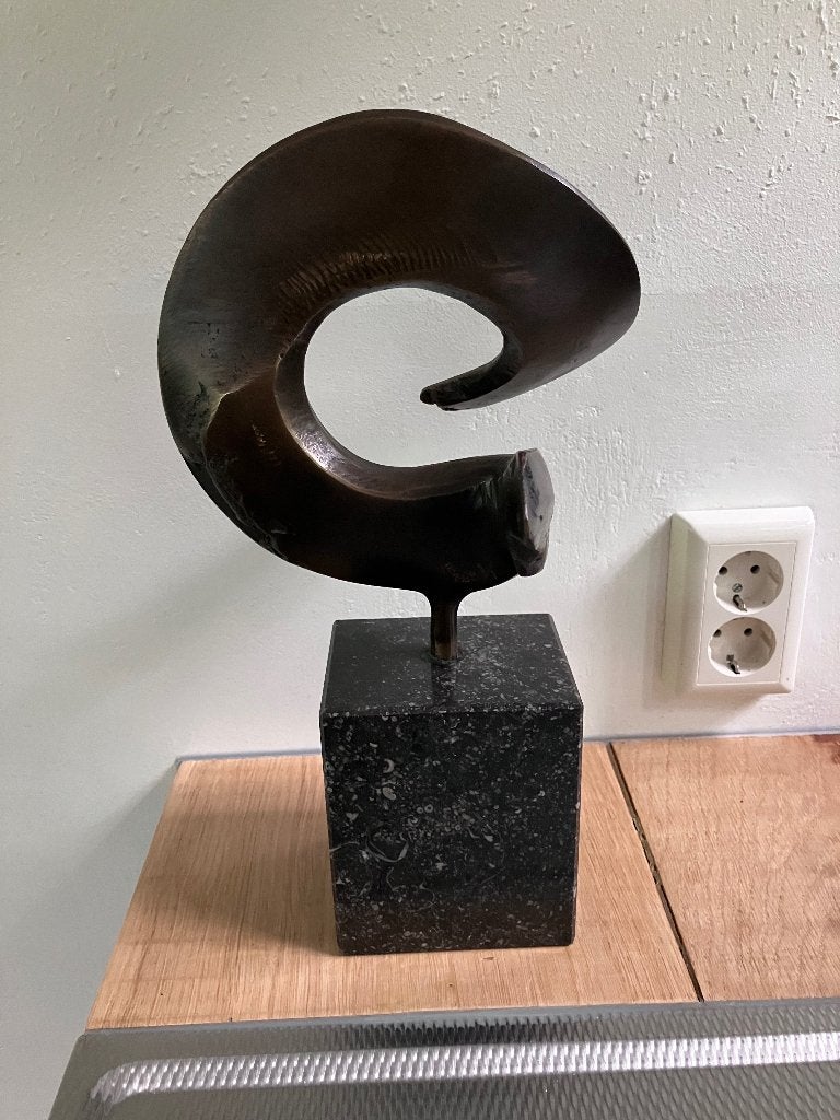 Wim Rijvers bronzen beeld, Ophalen of Verzenden, Brons