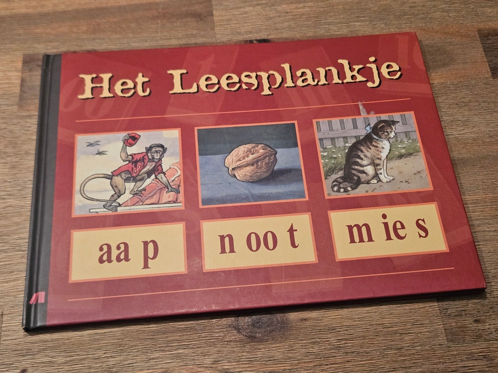 Het Leesplankje: Aap Noot Mies - Klassiek Leerboek, Ophalen of Verzenden, Zo goed als nieuw, M.D. Hoogeveen, Ot & Sien, C. Jetses