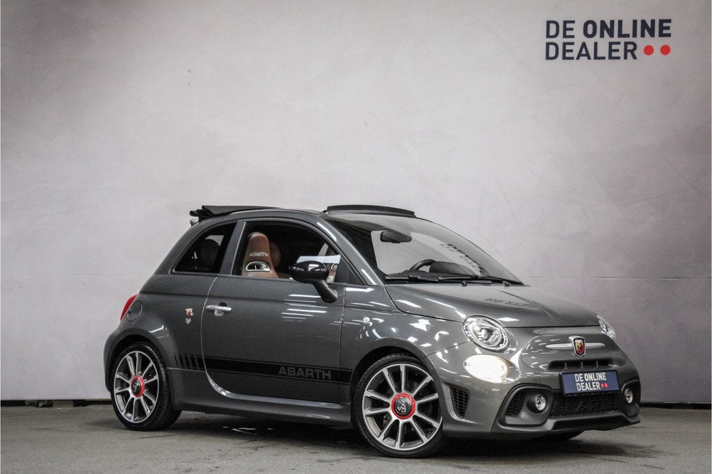 Abarth 500 C 595 1.4 T-Jet Turismo |Leder|17inch|7''|, Auto's, Abarth, Voorwielaandrijving, 4 cilinders, Cabriolet, Leder