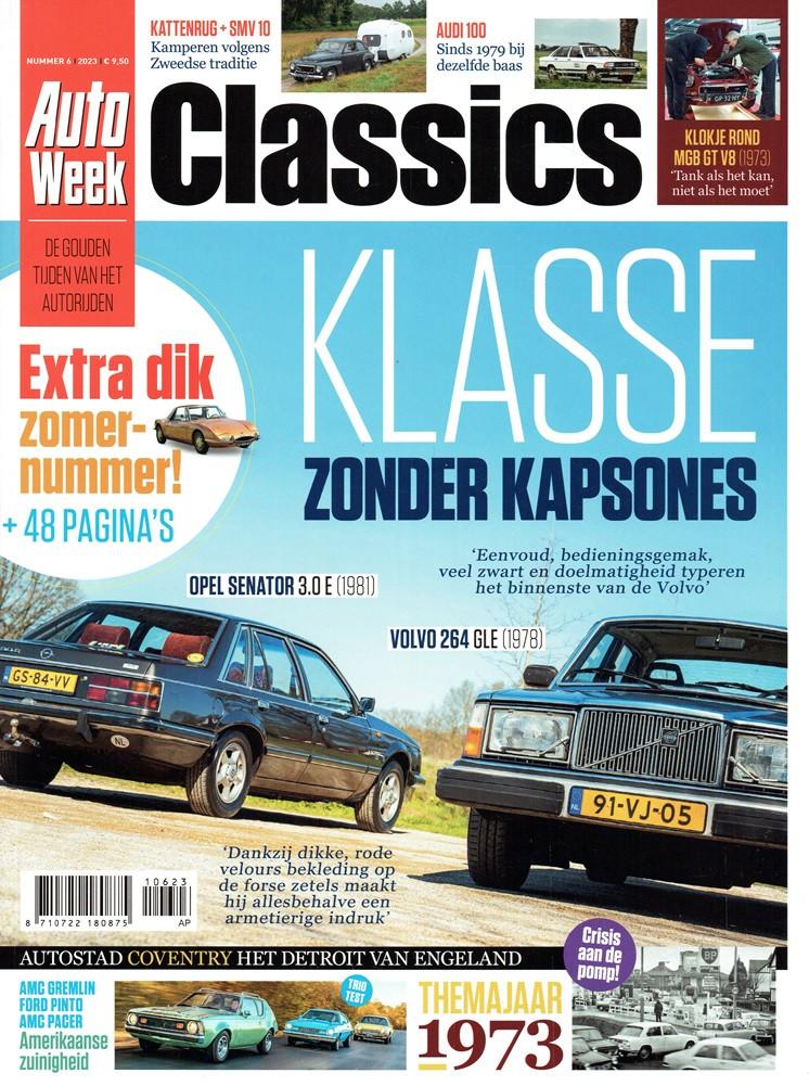 Autoweek Classics 2023 nr. 6 (o.a. Opel Senator & Volvo 264), Verzenden, Gelezen, Algemeen