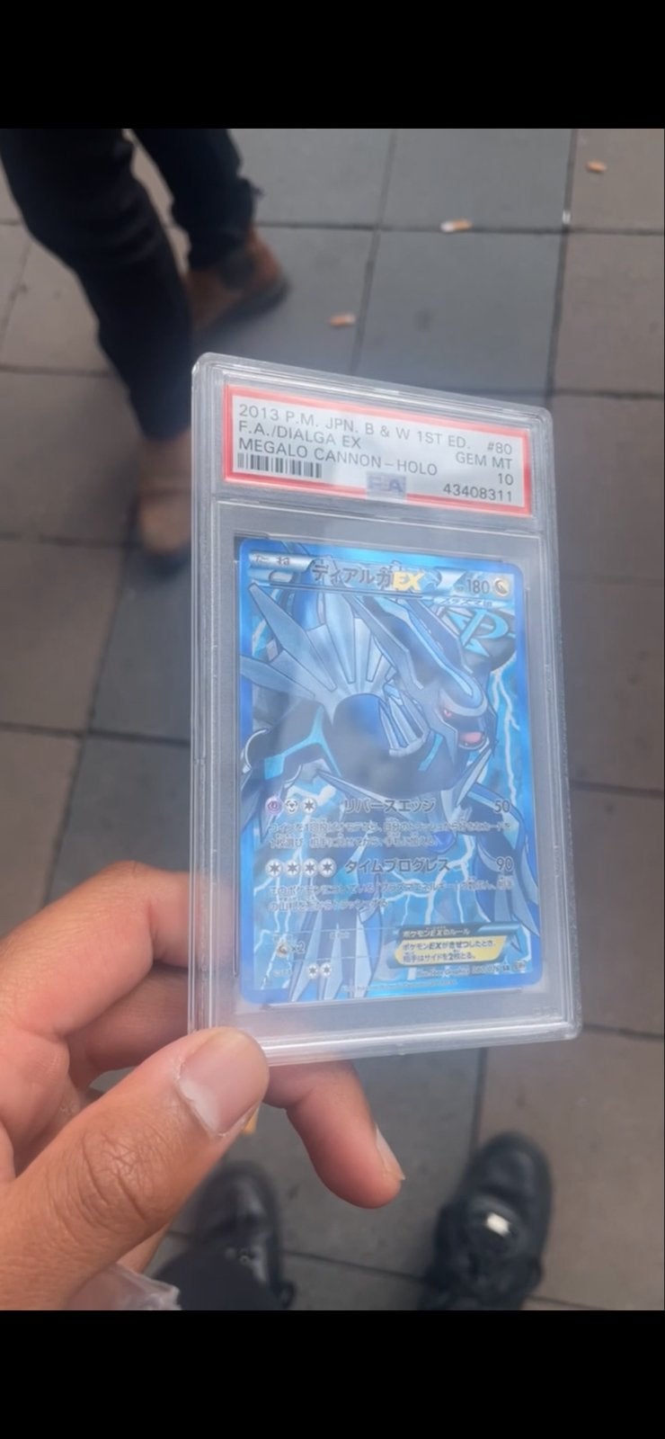 Pokémon Dialga EX Holo PSA 10 Gem Mint Megalo Cannon