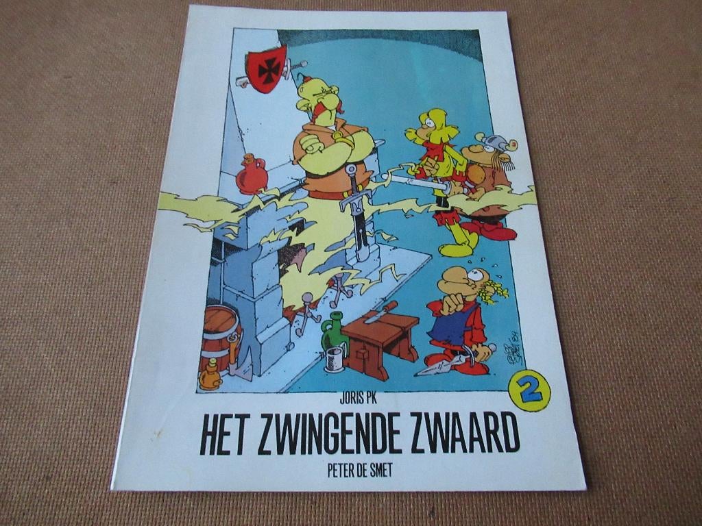 Joris PK - Het Zingende Zwaard, Peter de Smet, 1e druk 1984, Boeken, Verzenden, Eén stripboek, Zo goed als nieuw, Peter de Smet