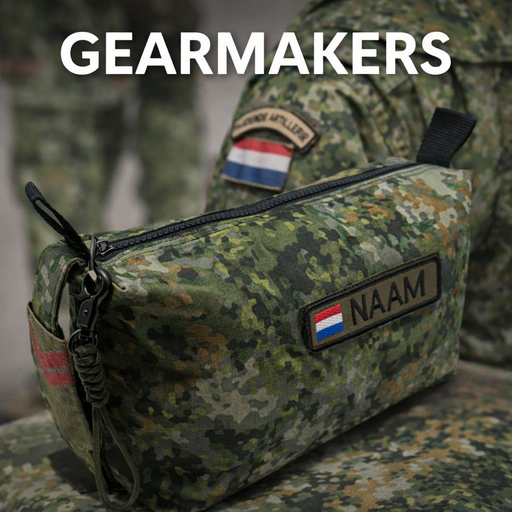 Nederlandse Tactische NFP uniform toilettas - Gearmakers, Verzenden, Landmacht, Nederland, Kleding of Schoenen