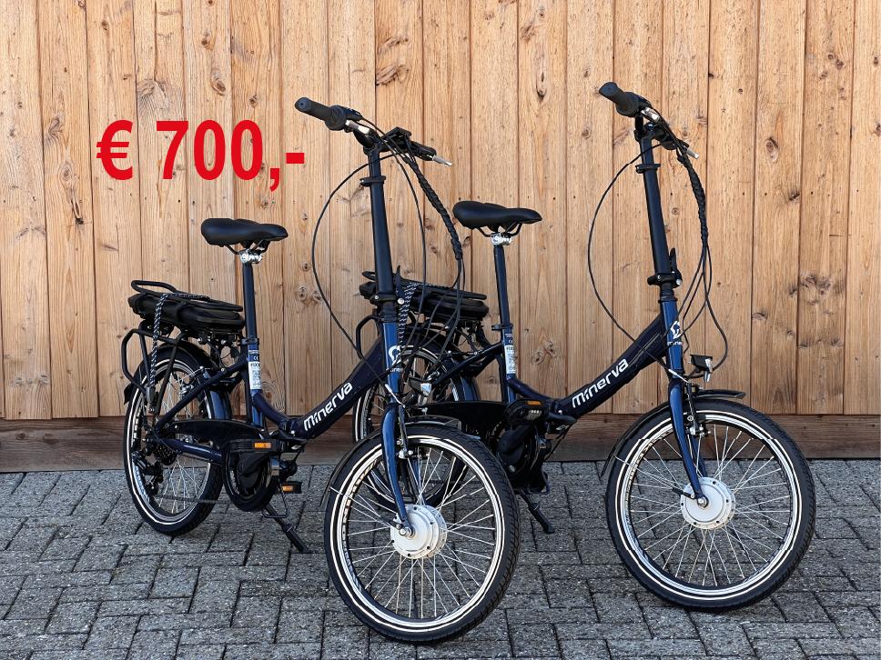 Setje ZGAN elektrische vouwfiets 1 JAAR OUD