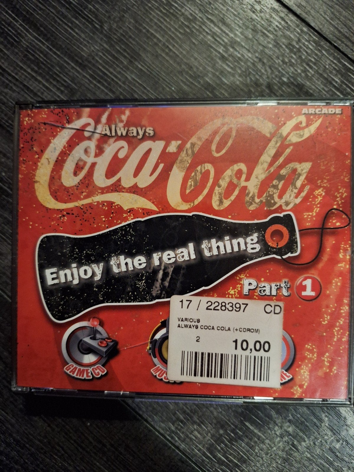 Always Coca-Cola CD + CD-ROM - Part 1 (Arcade), Ophalen of Verzenden, Gebruikt