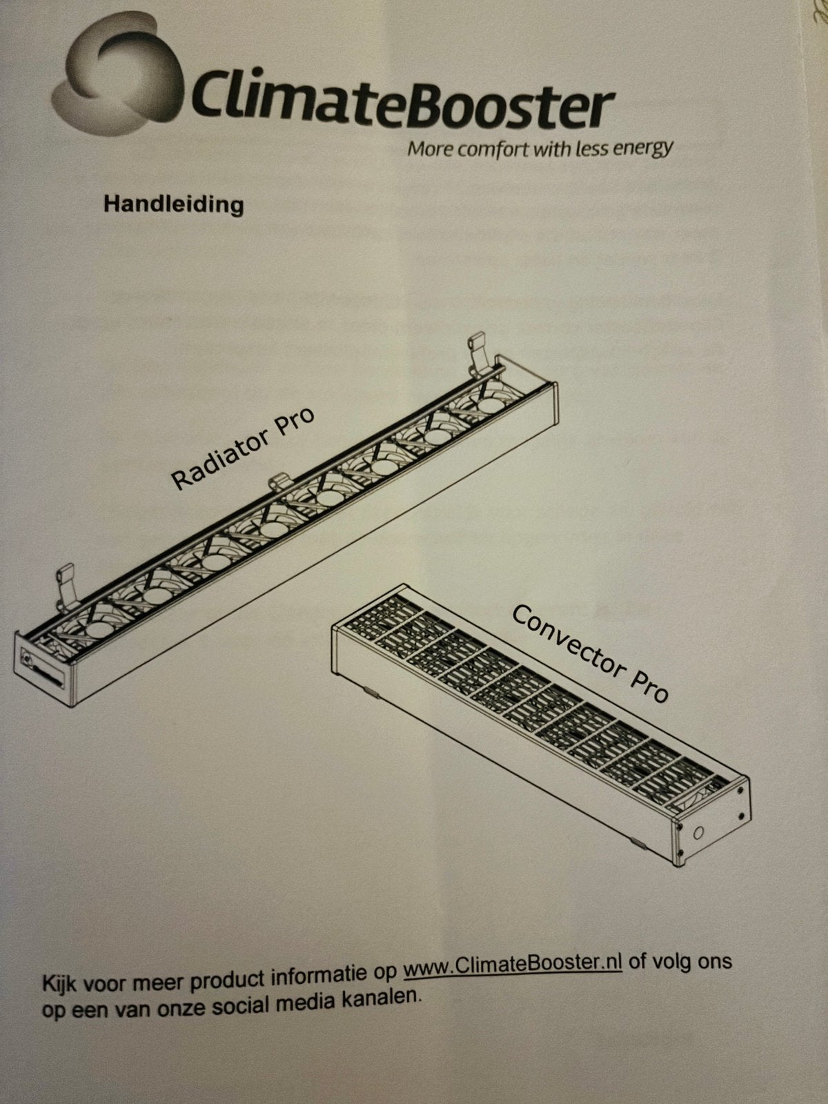 ClimateBooster voor convectorverwarming, Ophalen, Zo goed als nieuw, Minder dan 60 cm, 30 tot 80 cm
